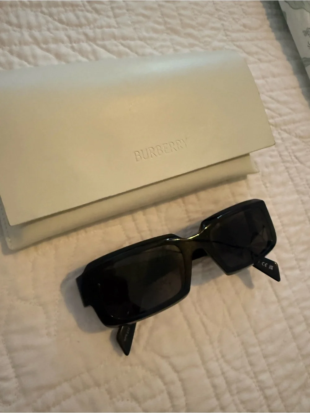 Prada Black Rectangular Sunglasses